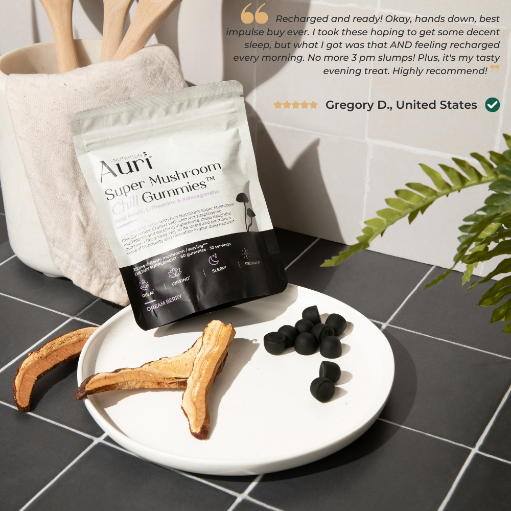 Super Mushroom Chill Gummies Auri Nutrition