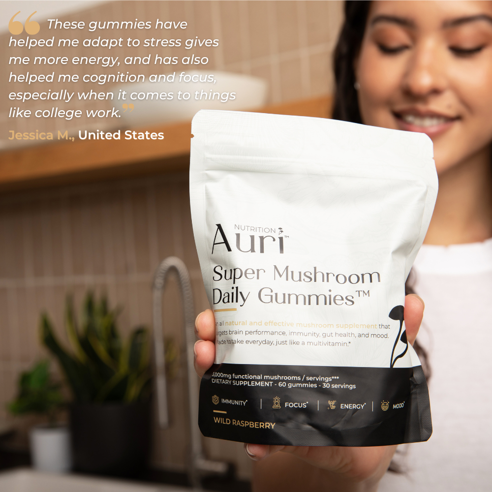Super Mushroom Daily Gummies™ Auri Nutrition