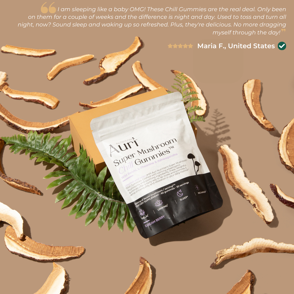 Super Mushroom Chill Gummies™ Auri Nutrition