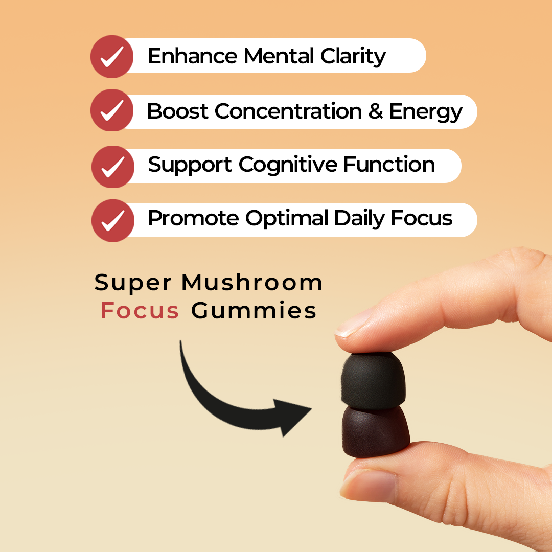 Super Mushroom Focus Gummies Auri Nutrition