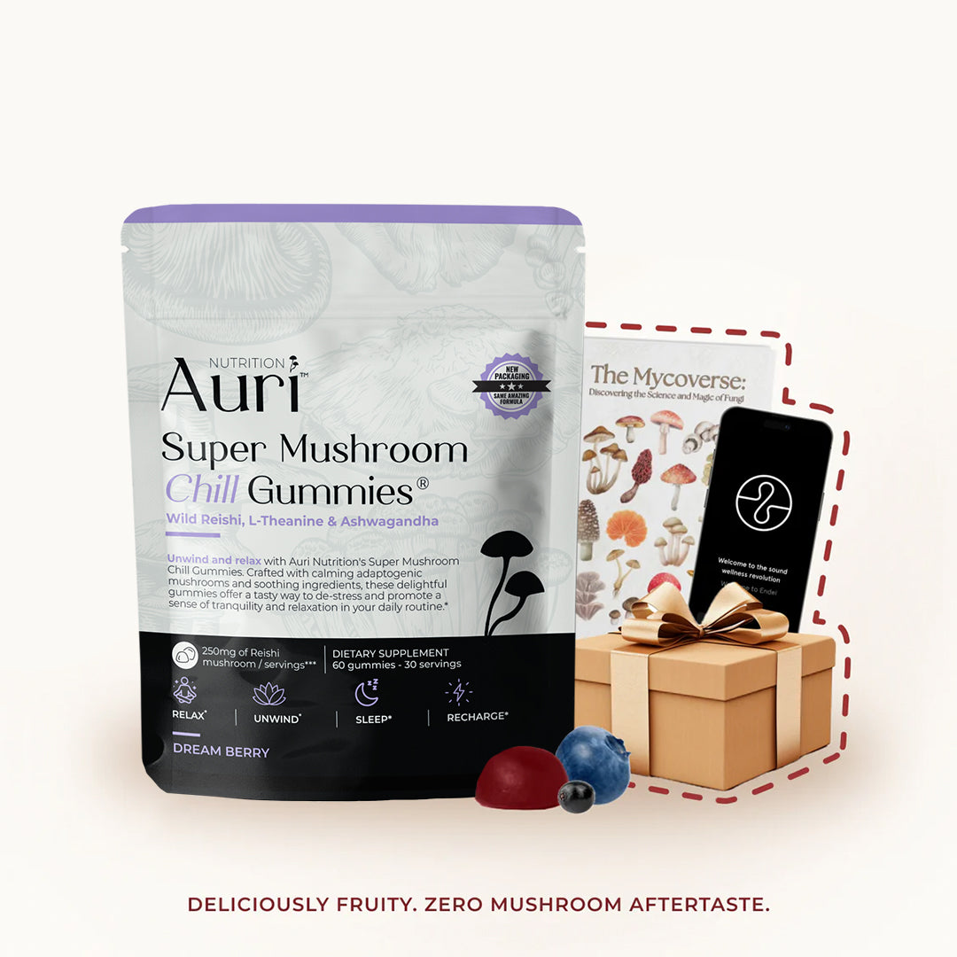 Auri Super Mushroom Chill Gummies package