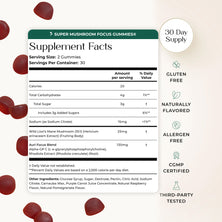 Super Mushroom Focus Gummies®