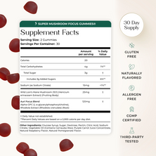 Super Mushroom Focus Gummies™ 