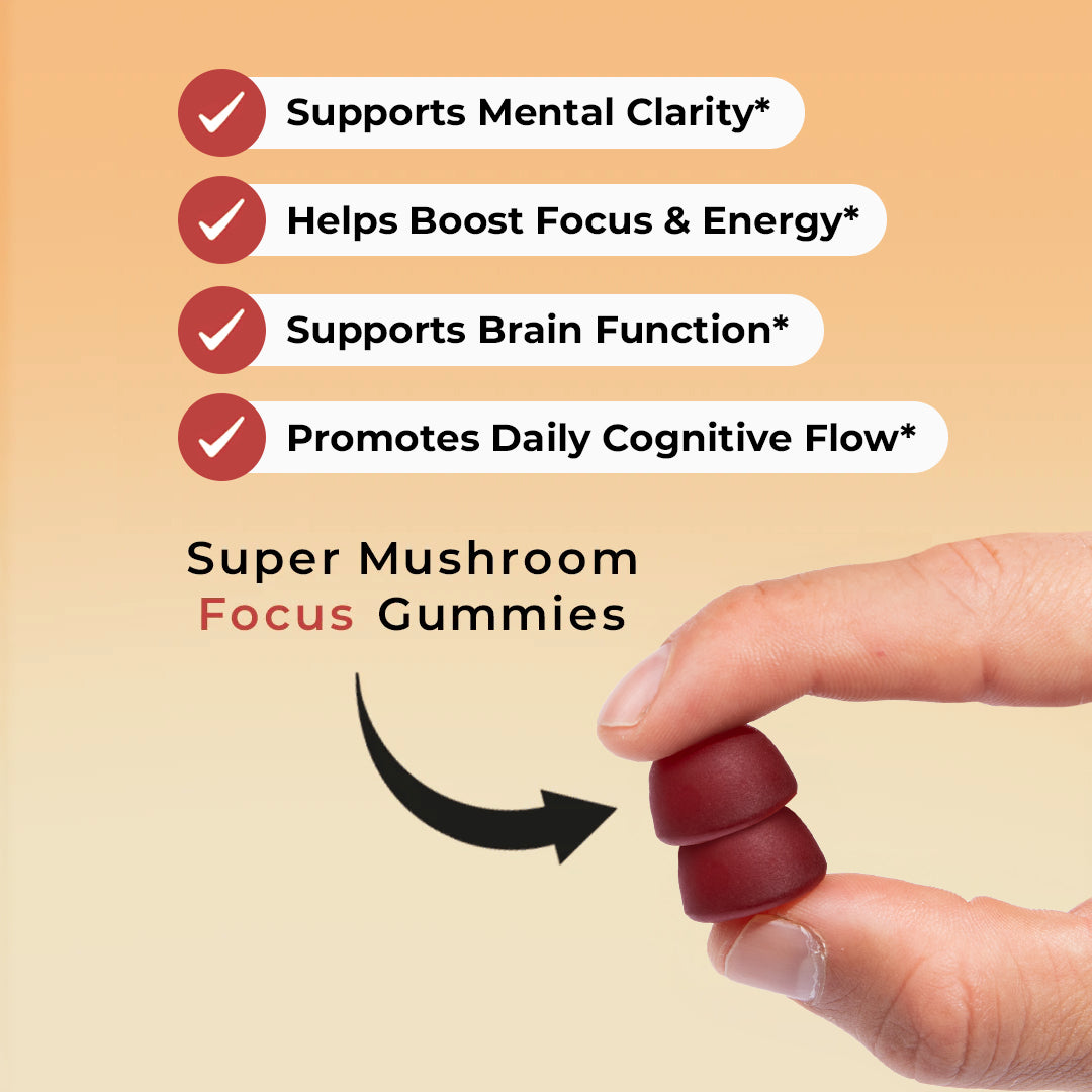 Super Mushroom Focus Gummies®
