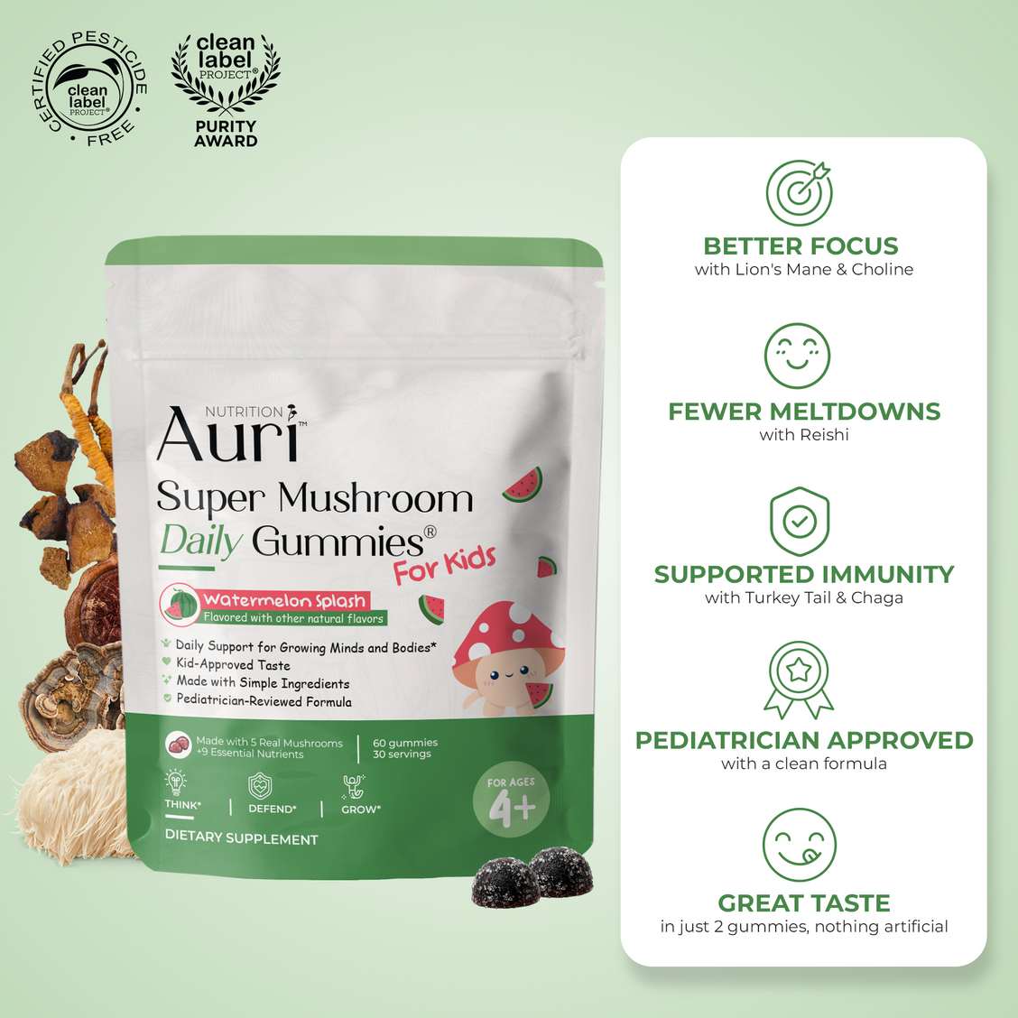 Super Mushroom Focus Gummies™ 