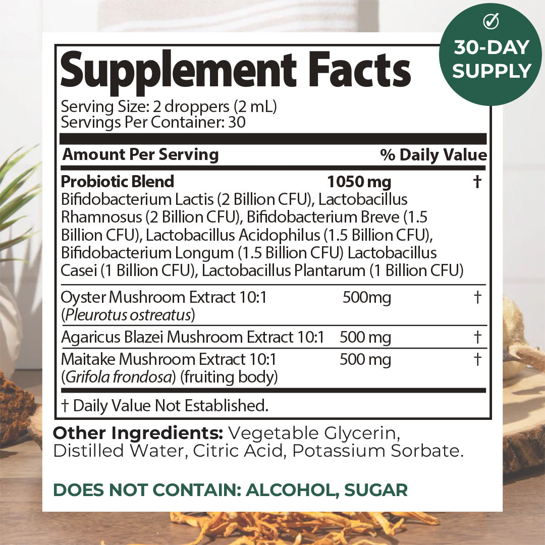 Super Mushroom Pre+Probiotic Elixir™