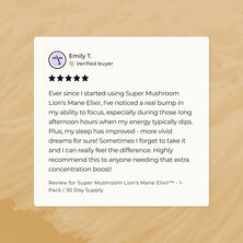 Super Mushroom Lion's Mane Elixir™