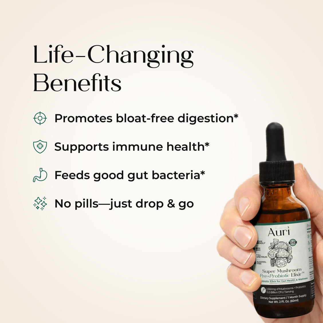 Super Mushroom Pre+Probiotic Elixir™