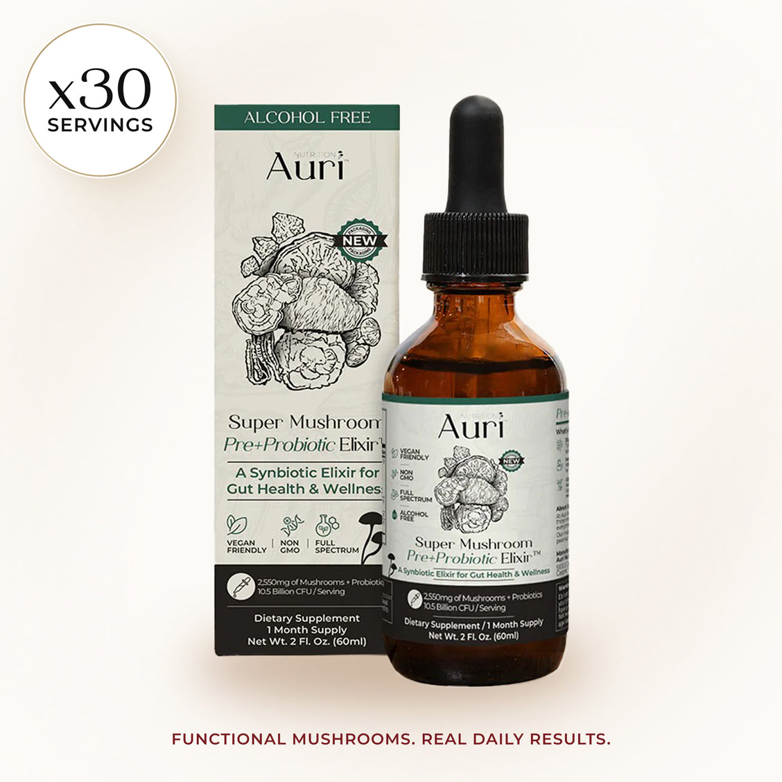 Super Mushroom Pre+Probiotic Elixir™