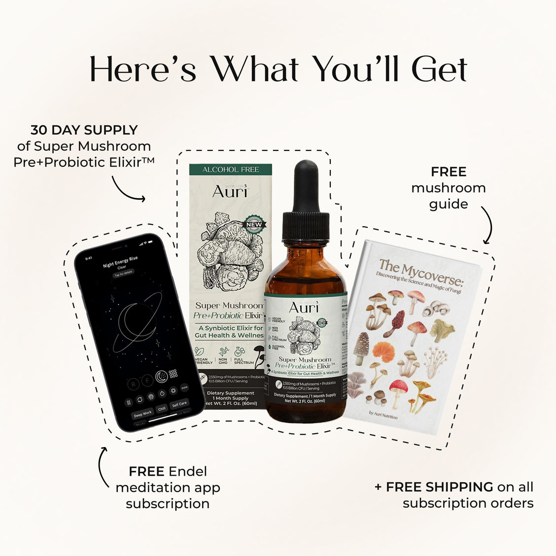 Super Mushroom Pre+Probiotic Elixir™