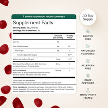 Super Mushroom Focus Gummies®