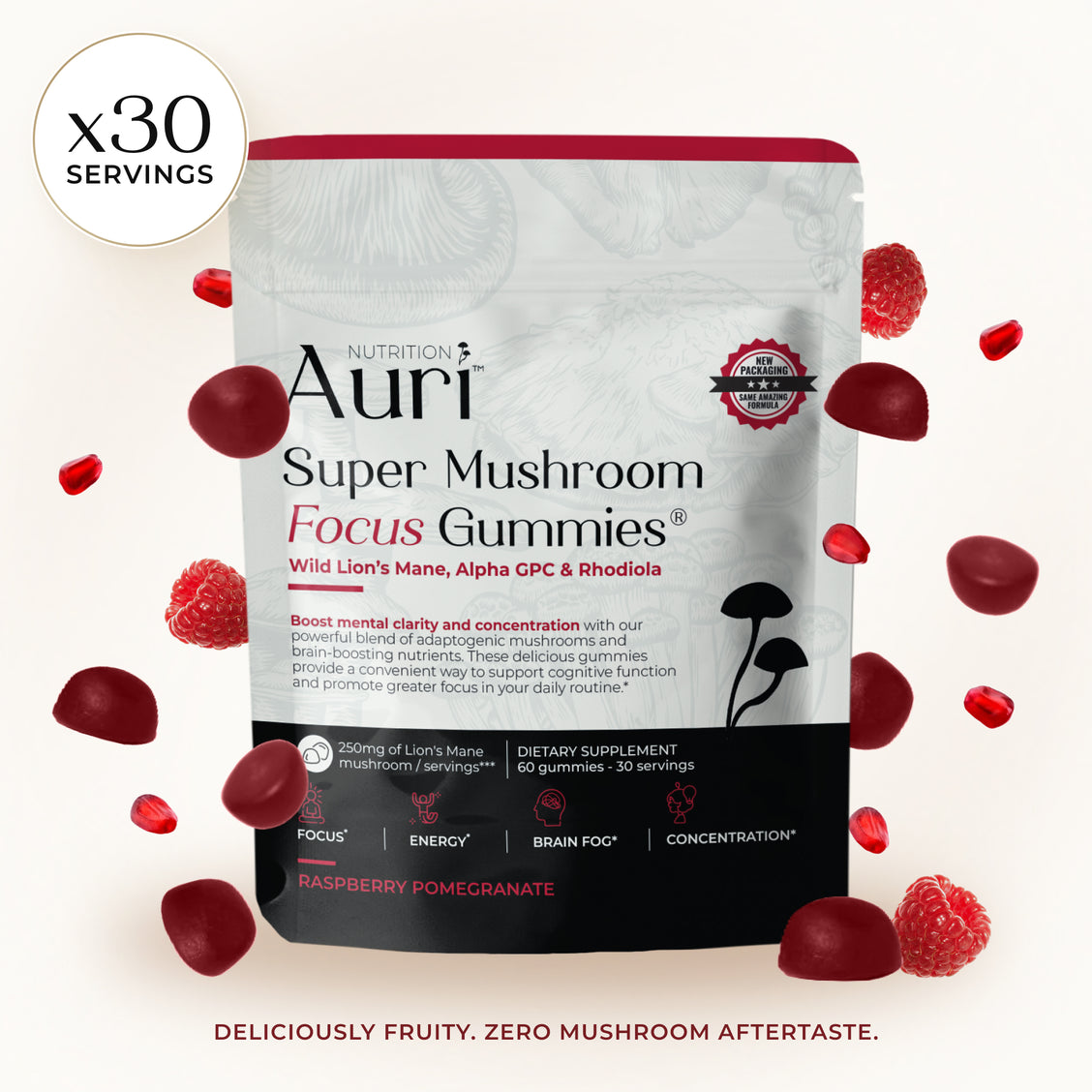 Super Mushroom Focus Gummies®